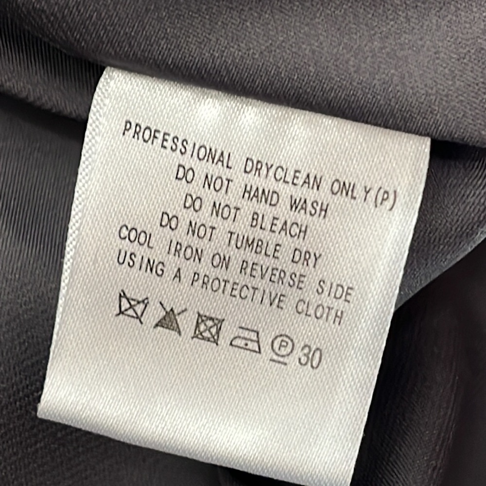 Fame And Partners Gray Deep-V Button Front Midi D… - image 4